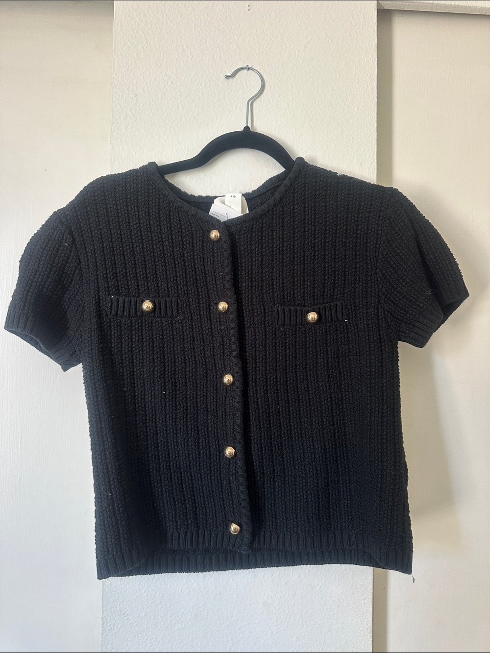 H&M Gold Button sweater cardigan